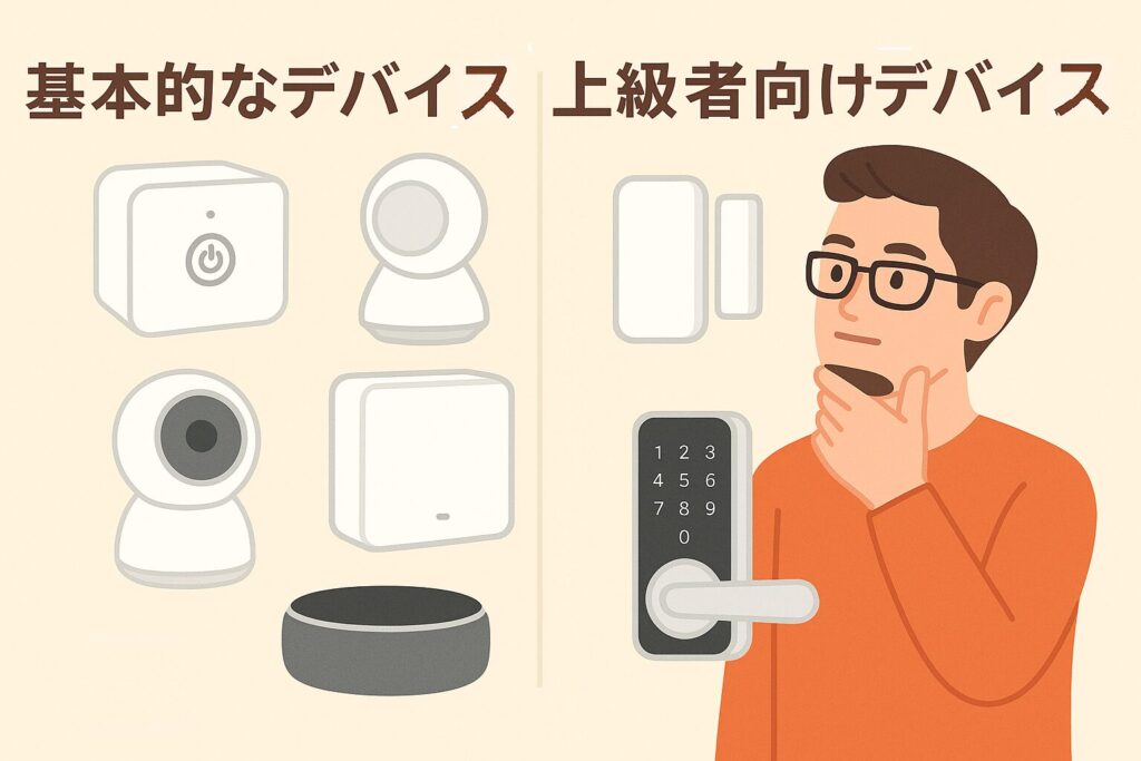 基本的デバイス／上級者デバイスの画像