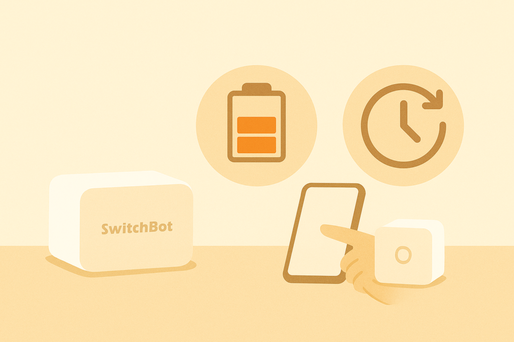 SwitchBotの電池寿命について