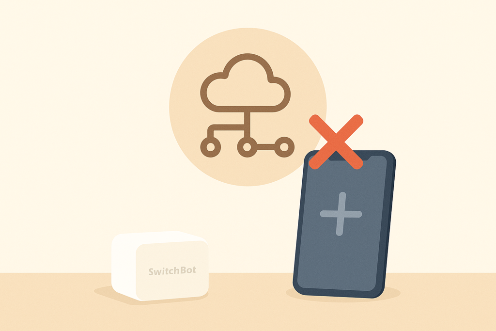 SwitchBotのデバイス追加ができない原因