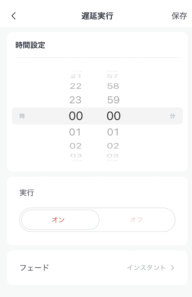遅延実行機能を説明している画像