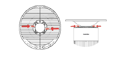 空気清浄機テーブルのセットアップ手順４