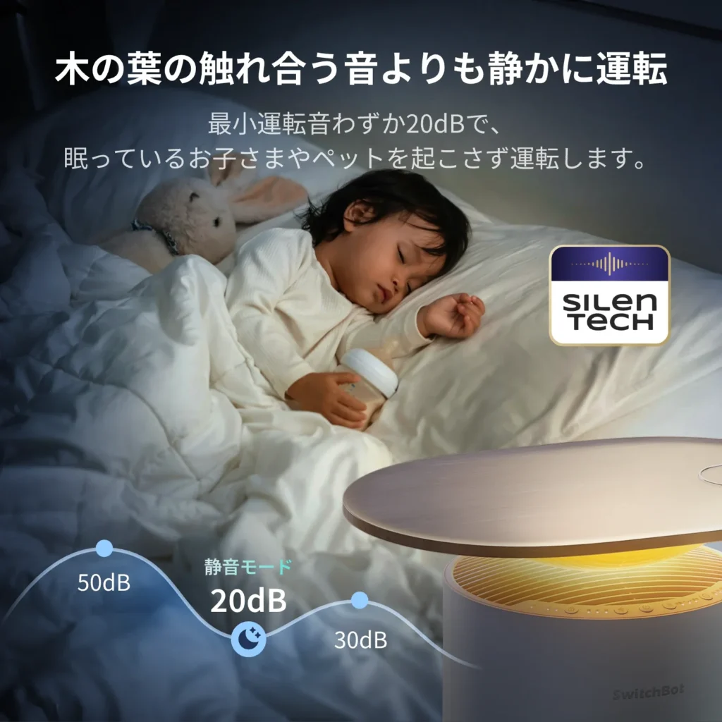 公式：サイレントモードを説明している画像