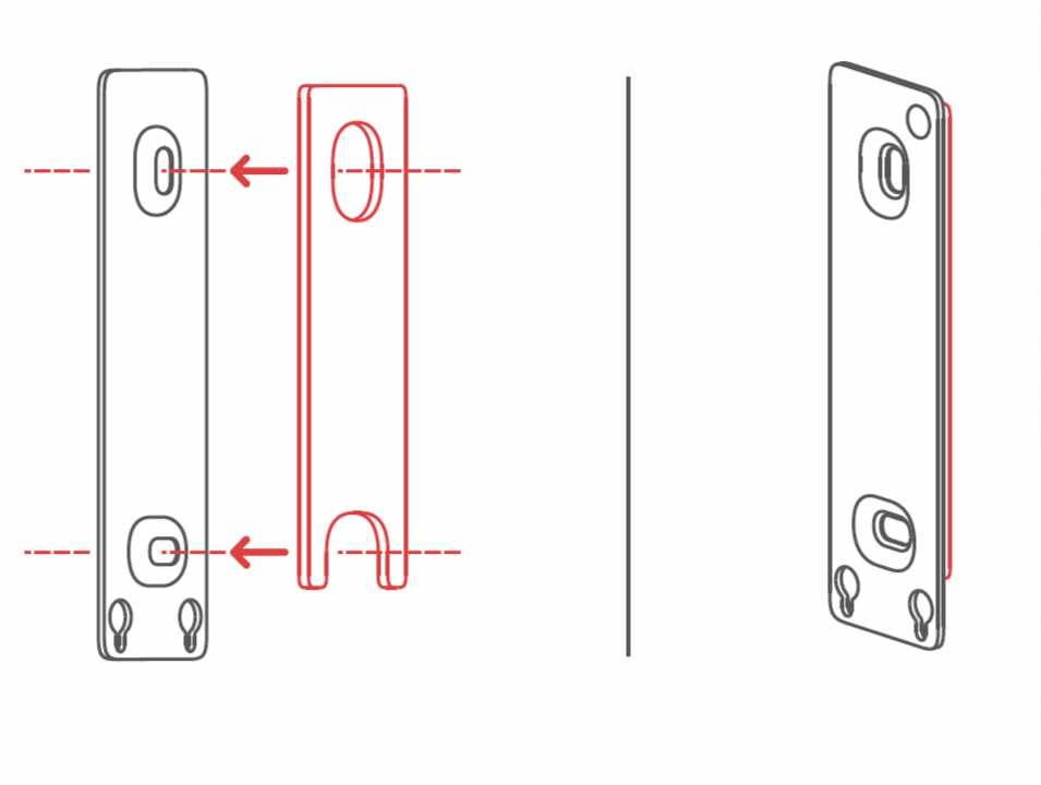 金具を取り付けている画像