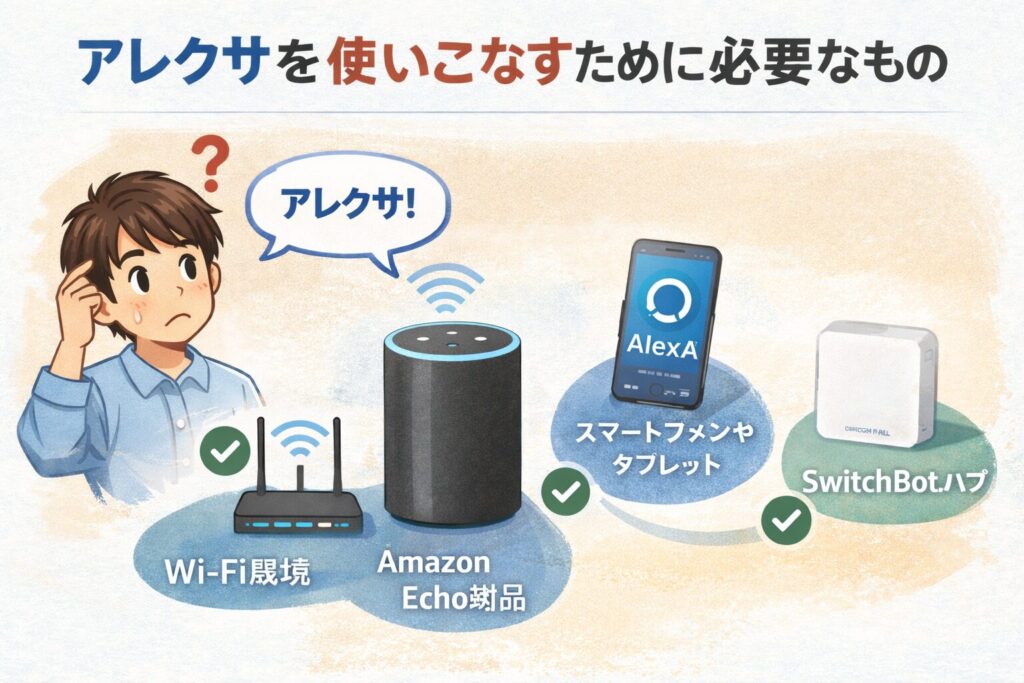 アレクサを使いこなすために必要なもの