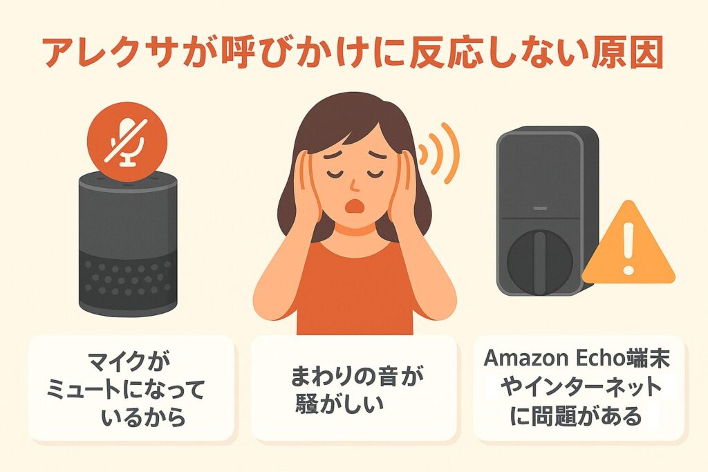 アレクサが呼びかけに反応しない原因:画像