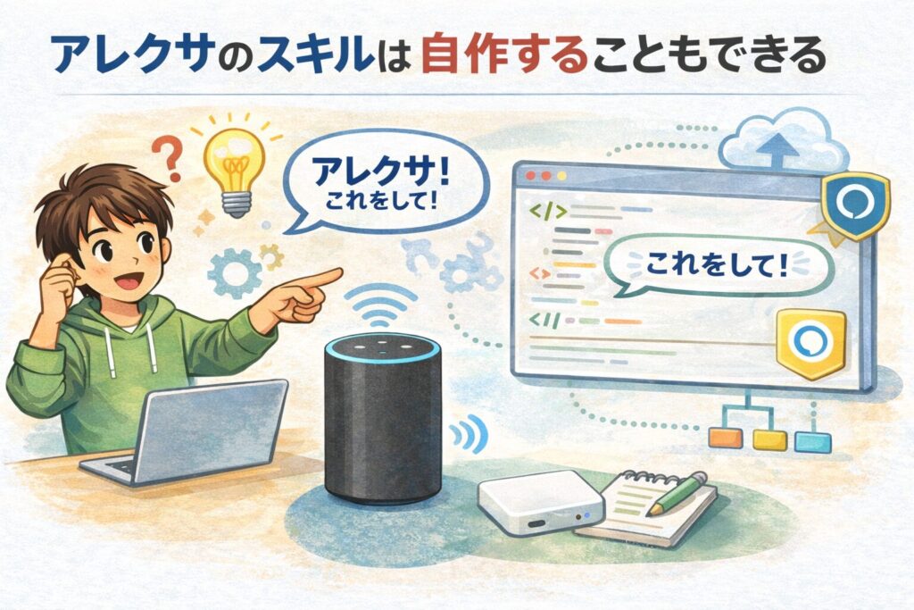 アレクサのスキルは自作することもできる