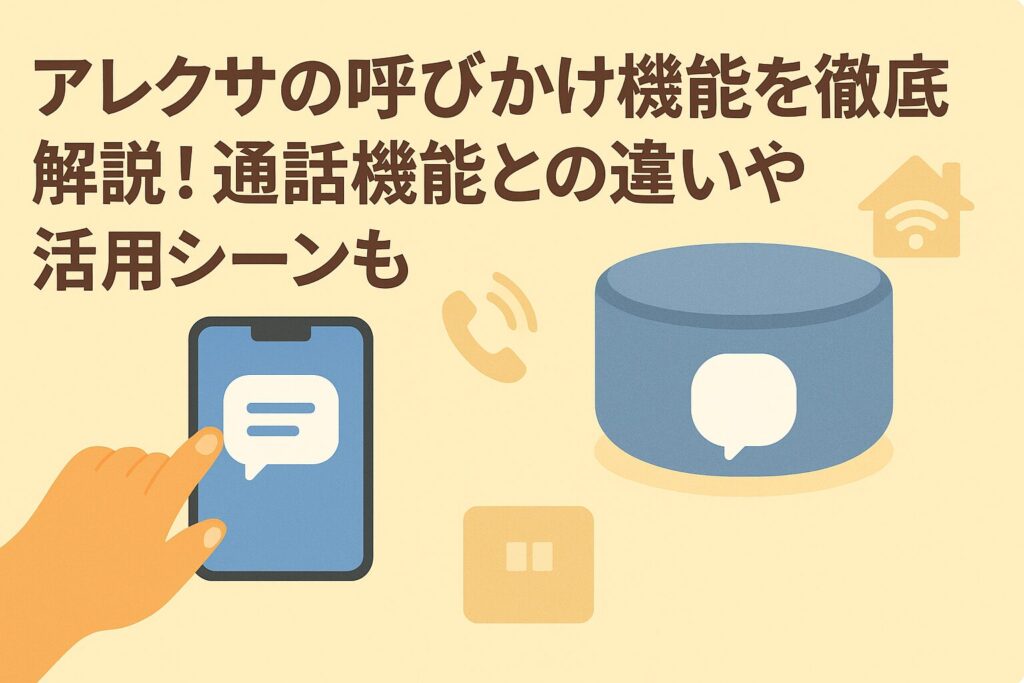 アレクサの呼びかけ機能にを解説しているブログのアイキャッチ画像