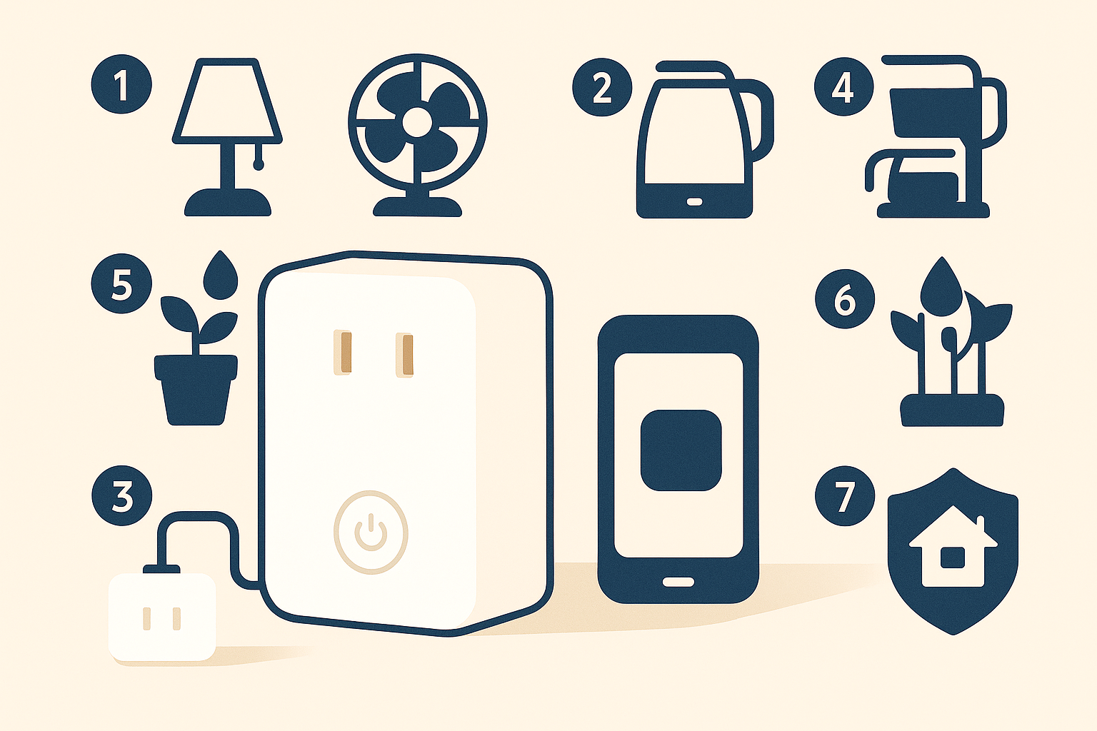 スイッチボットスマートプラグの使い方を説明する画像