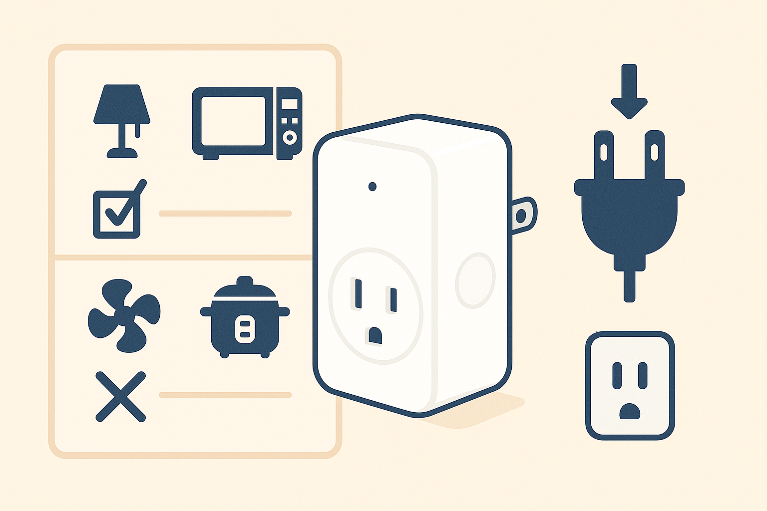 SwitchBotスマートプラグの２つの制限を説明する画像