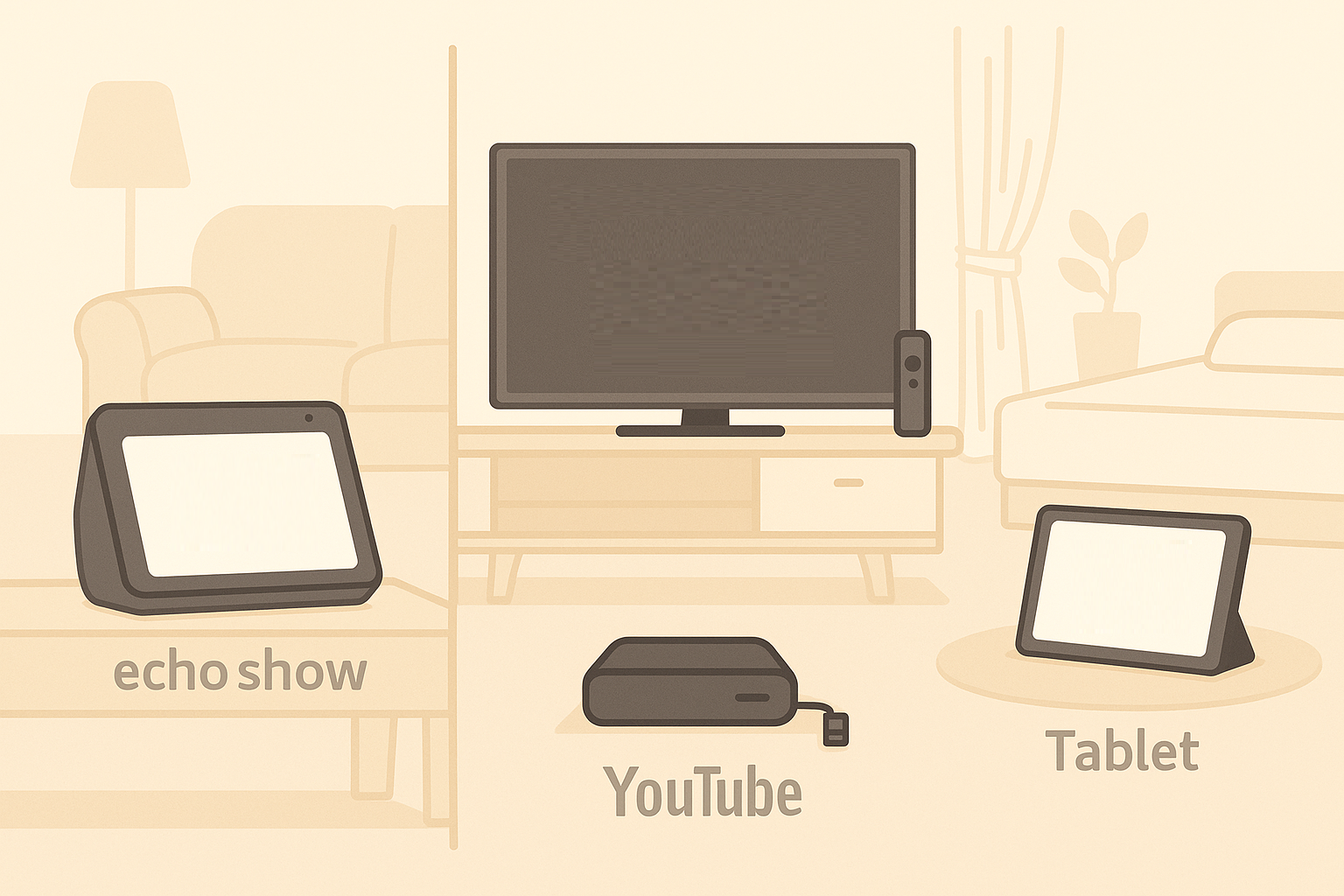 アレクサでYoutubeが見れる端末について