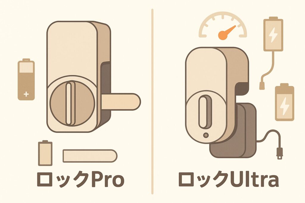 ロックプロとロックウルトラの違い