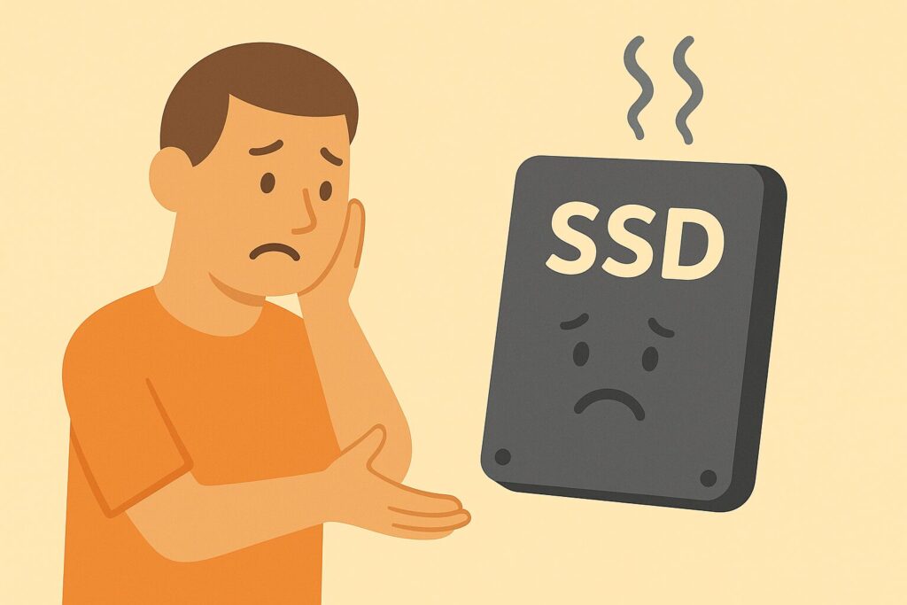 体験談を説明しようとしている画像