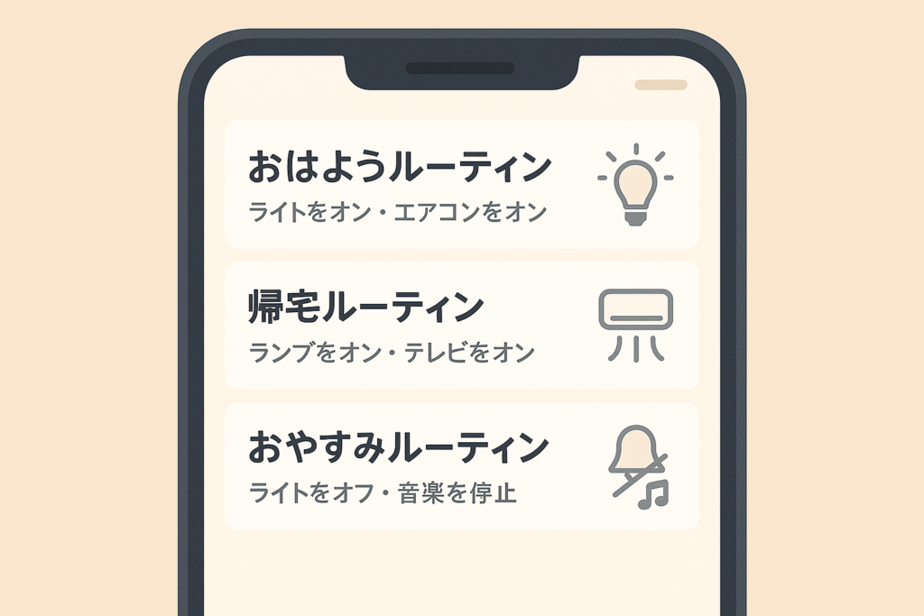 アレクサの定型アクション設定例