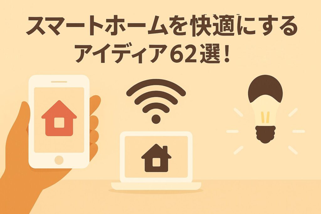 スマートホームを快適にするアイディア62選！生活をスマートに！