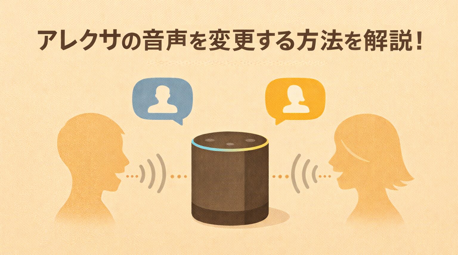 アレクサの音声を変更する方法を解説!声は2種類あります