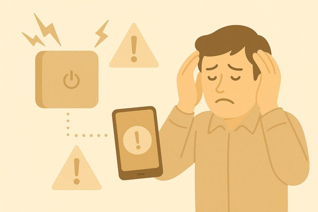 SwitchBotボットのトラブル