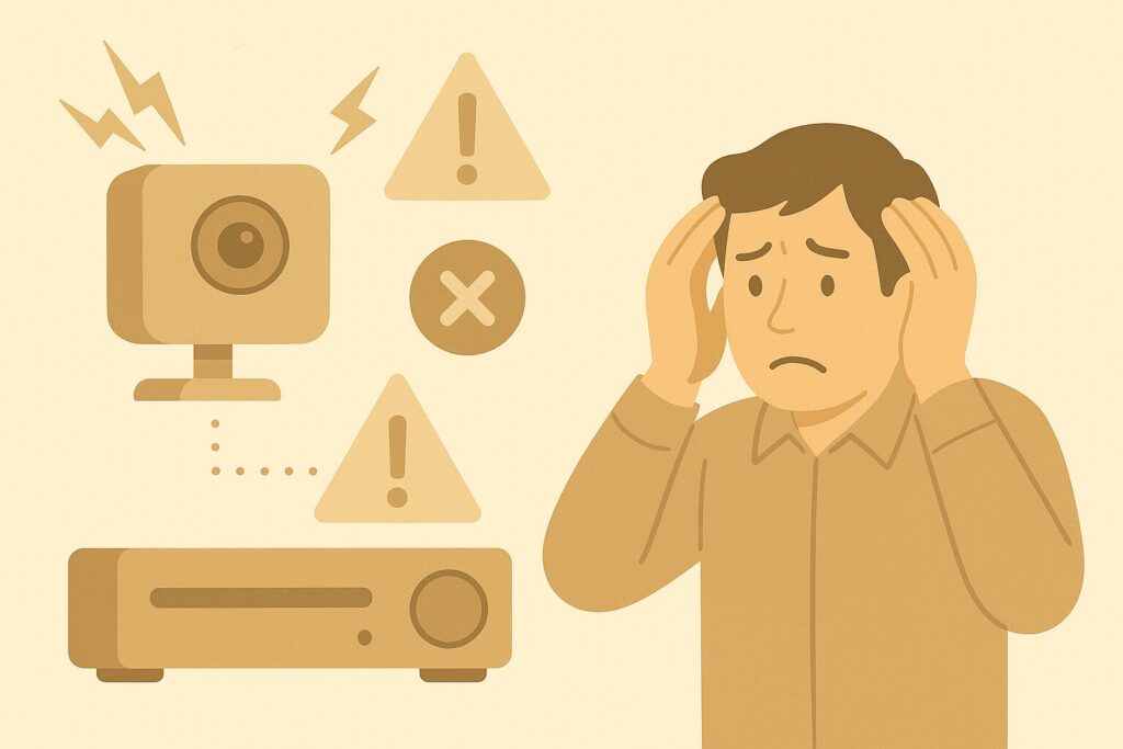 SwitchBot見守りカメラ・録画まわりのトラブル