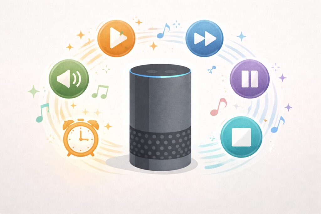 アレクサの音楽コマンド一覧