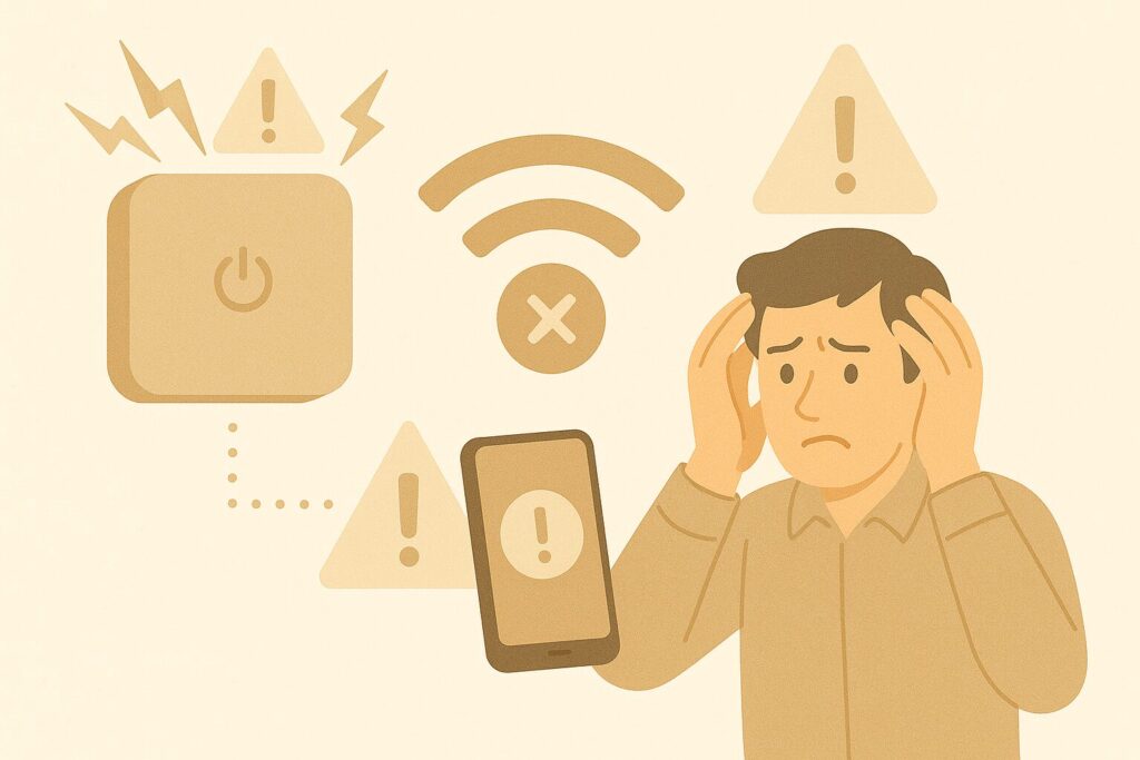 SwitchBotハブ・アプリ・ネットワークまわりのトラブル