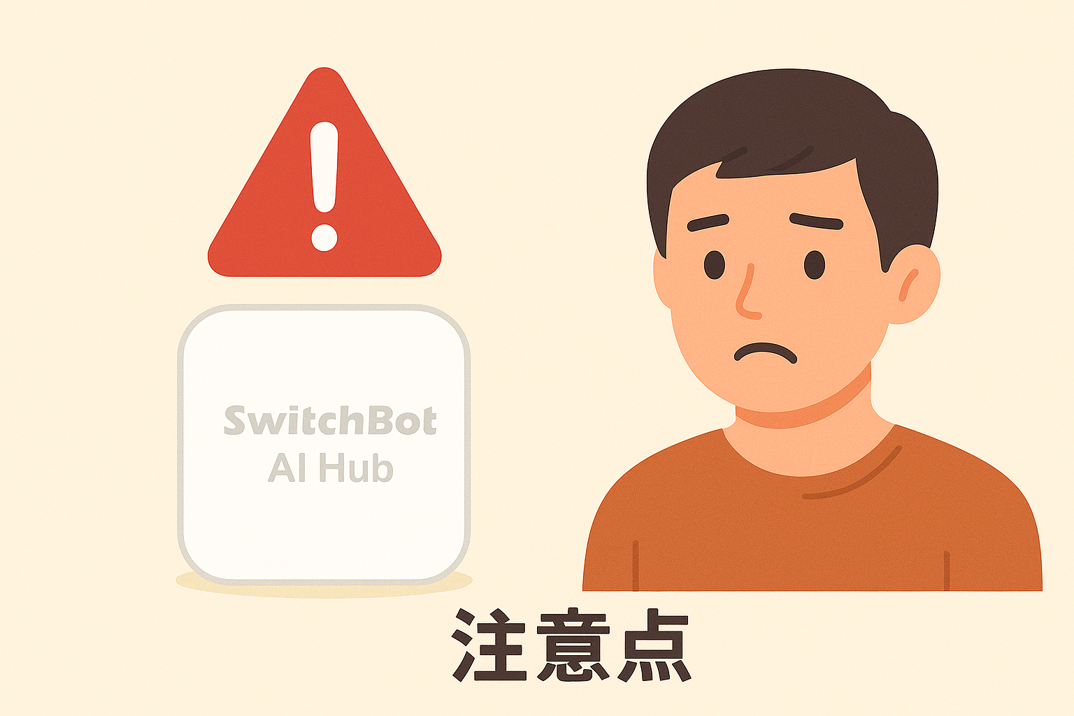 スイッチボットAIハブの注意点