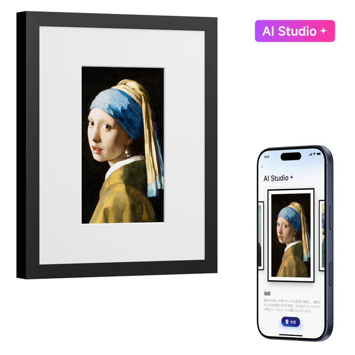 AIアートキャンバスの外観:公式