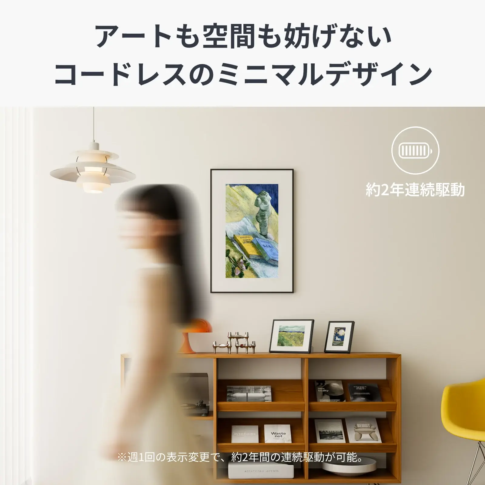 アートキャンバス壁掛できること説明している:公式