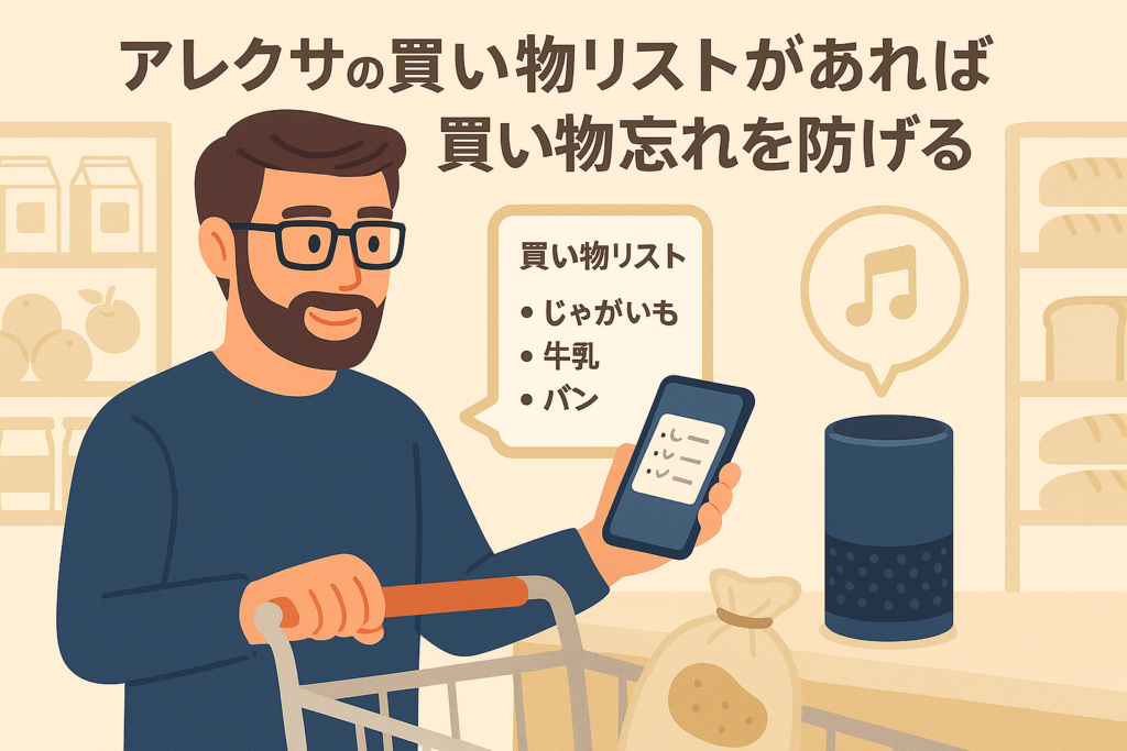買い物リストがあれば買い忘れを防げる