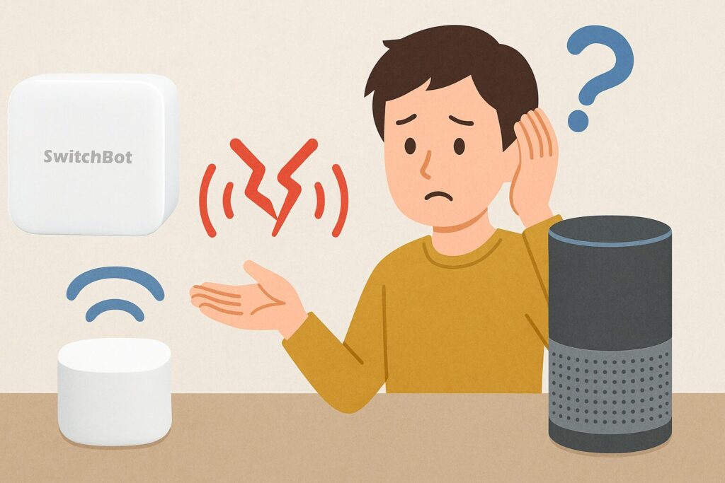 SwitchBotとAlexa(スマートスピーカー)連携のトラブル