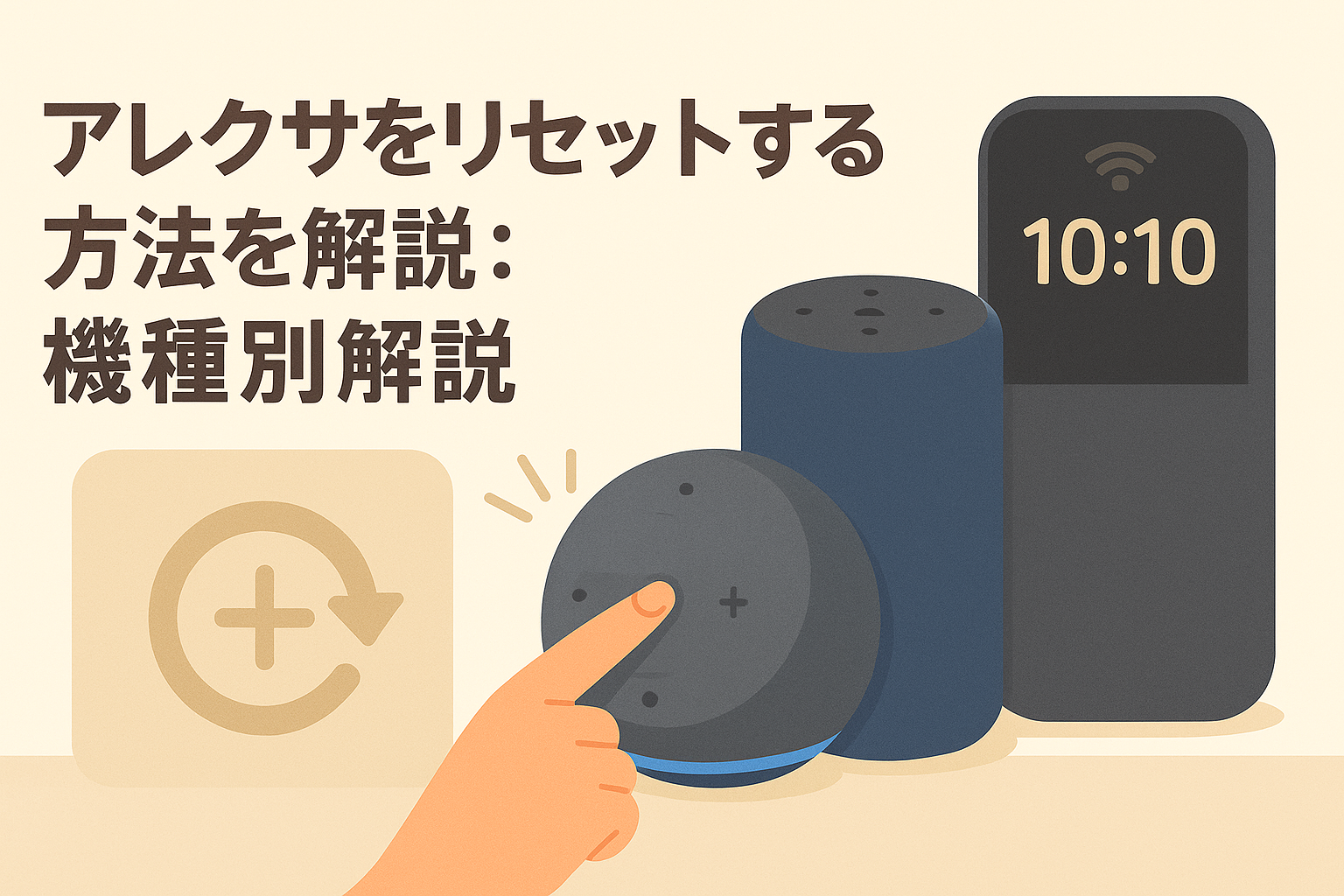 アレクサをリセットする方法を解説:機種別解説