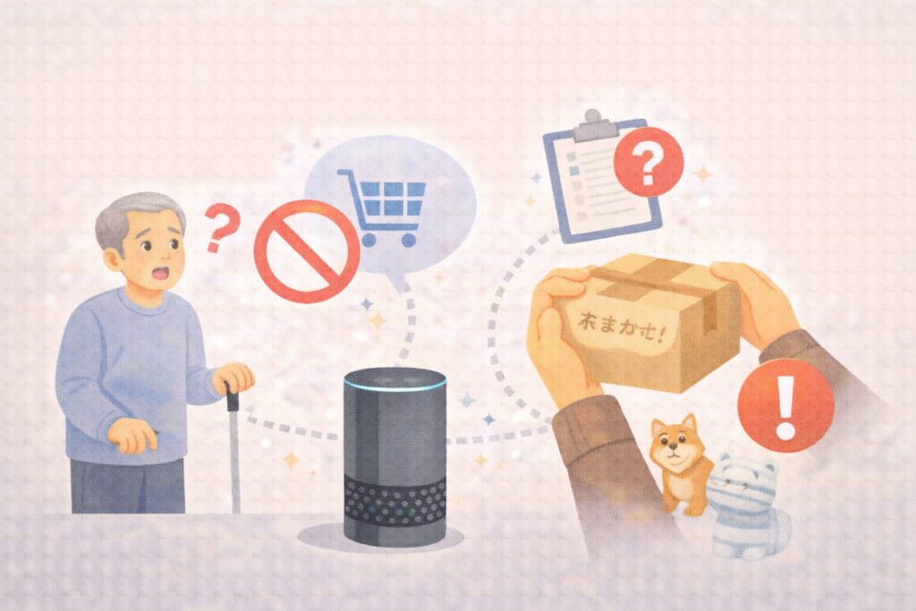 音声ショッピングをおすすめできないケース