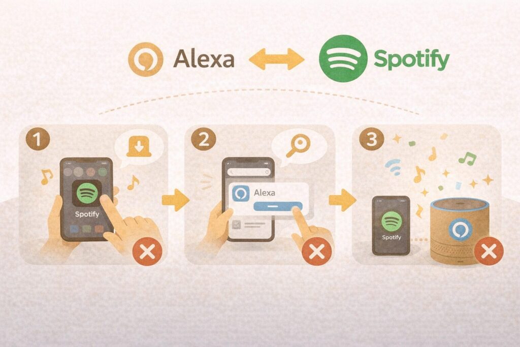 アレクサとSpotifyの連携方法