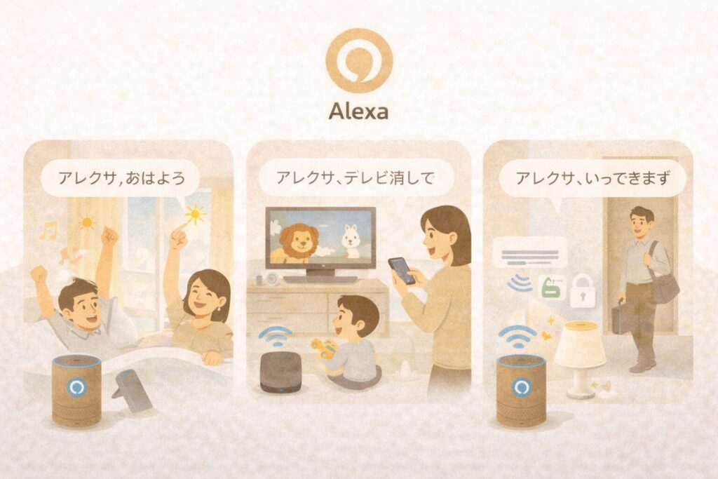 アレクサとスマートリモコンの便利な活用例