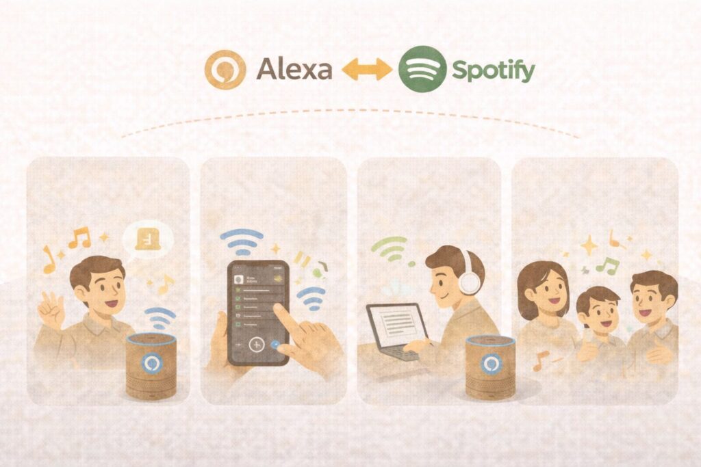 アレクサとSpotifyの連携後に使えるおすすめ機能